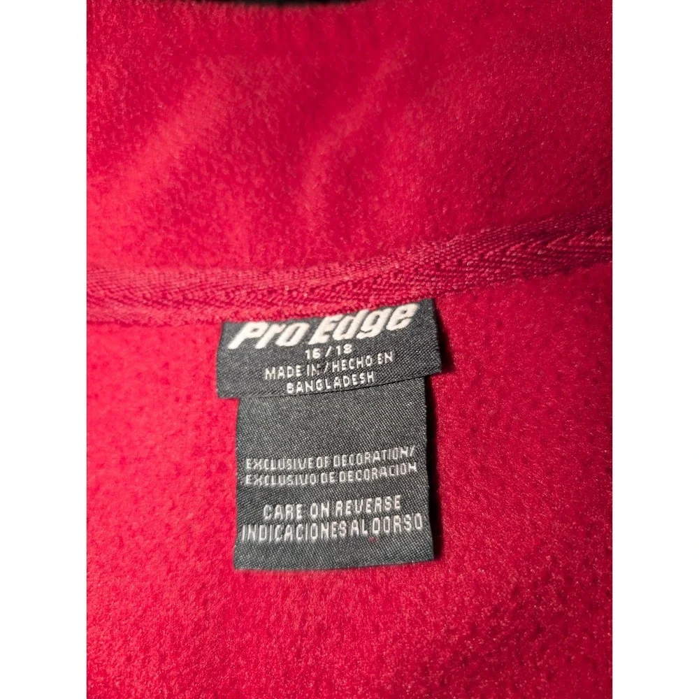 Pro Edge USC Trojans Quarter Zip Fleece Pullover Youth Size 16/18 Adult Small